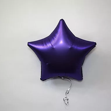 Шар звезда 19 Сатин Purple Royale